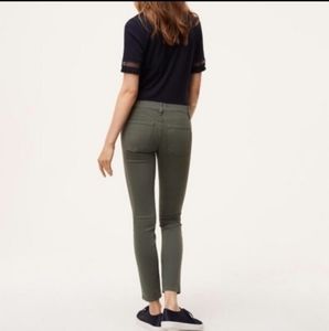 Loft | Modern Skinny Olive Green